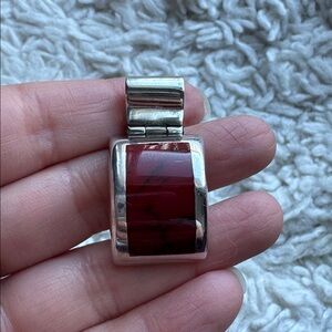 Taxco Sterling Silver Sliding Pendant